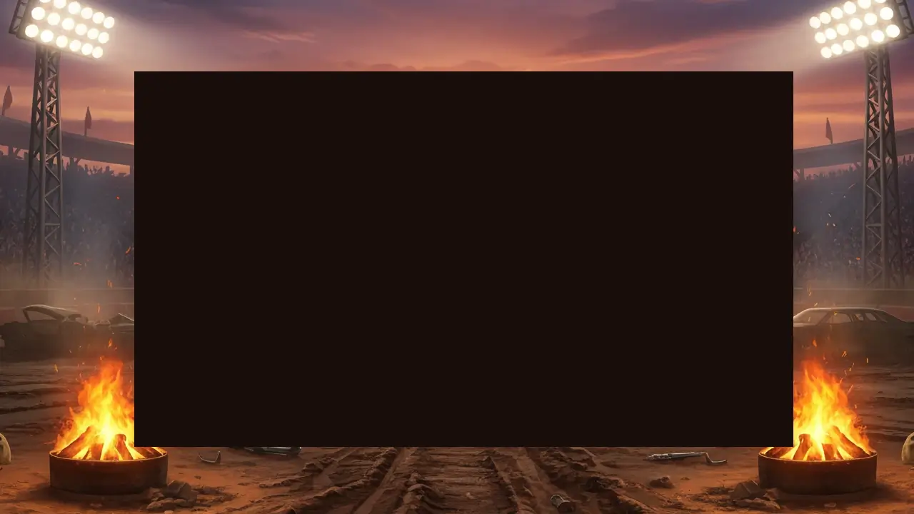 Dust Road Derby game arena backdrop